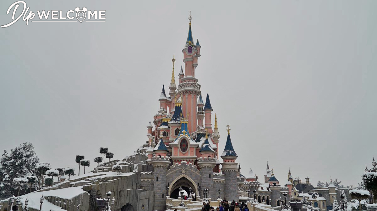 , Disneyland Paris Under a Magical Blanket of Snow