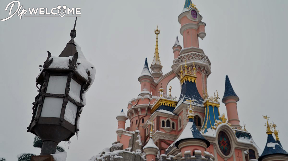 , Disneyland Paris Under a Magical Blanket of Snow