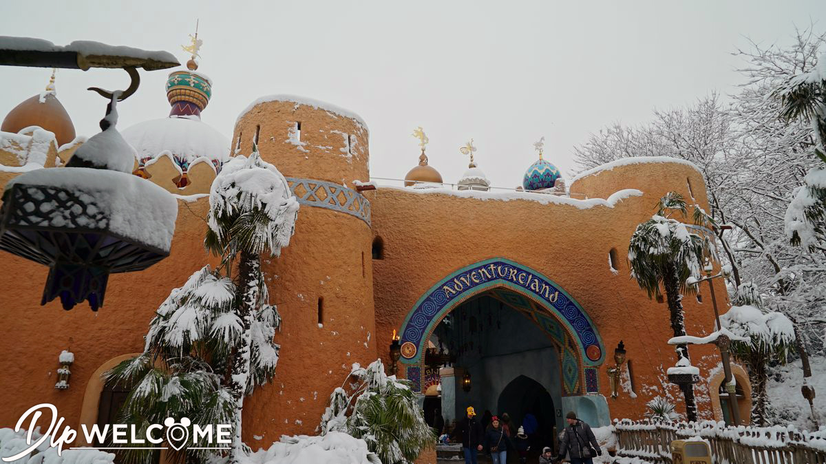 , Disneyland Paris Under a Magical Blanket of Snow