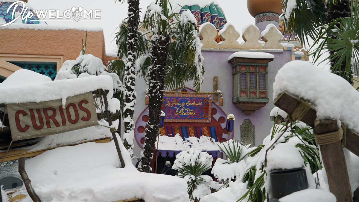 , Disneyland Paris Under a Magical Blanket of Snow