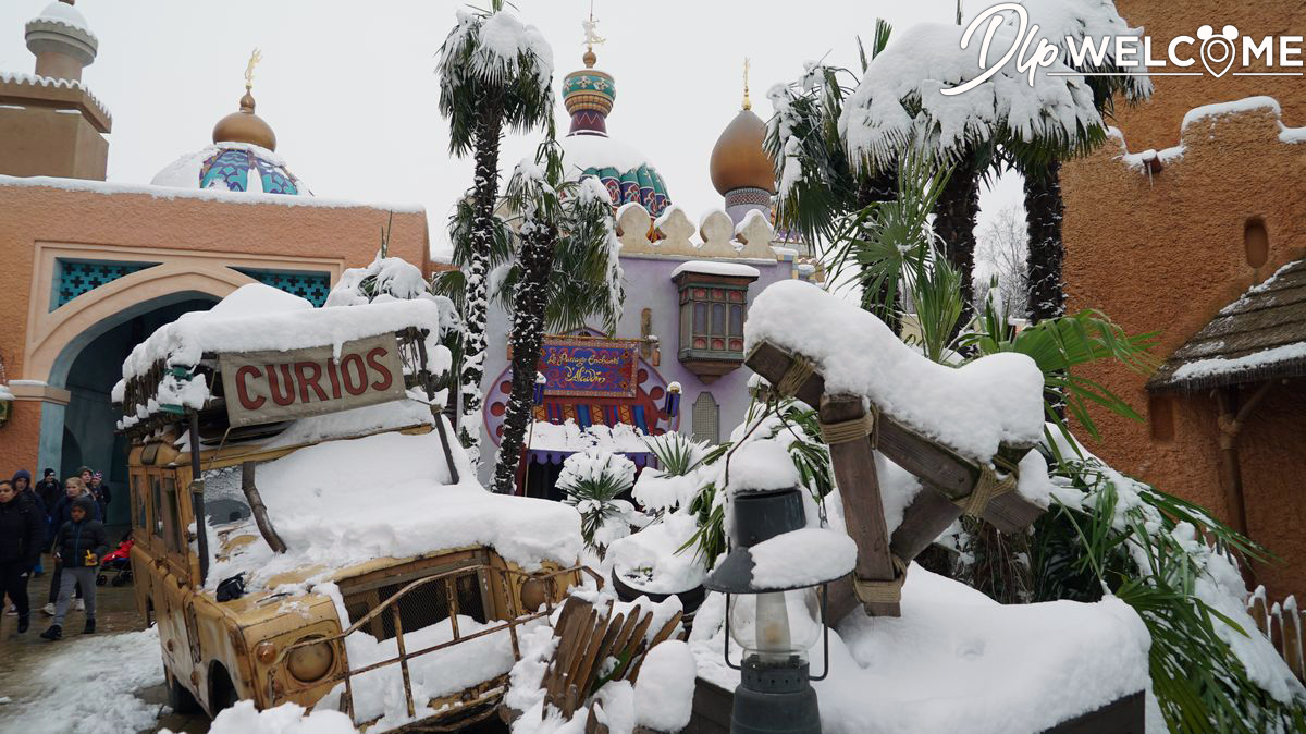 , Disneyland Paris Under a Magical Blanket of Snow