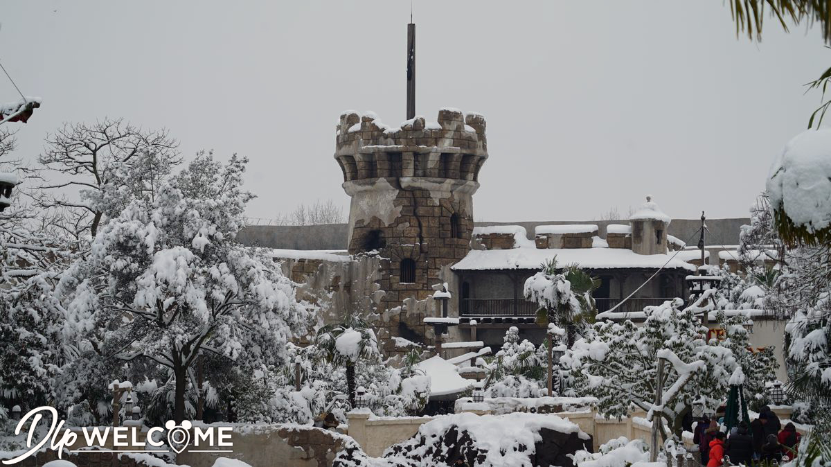 , Disneyland Paris Under a Magical Blanket of Snow