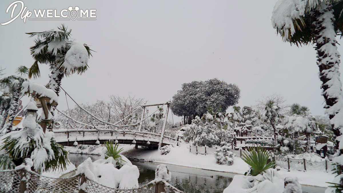 , Disneyland Paris Under a Magical Blanket of Snow