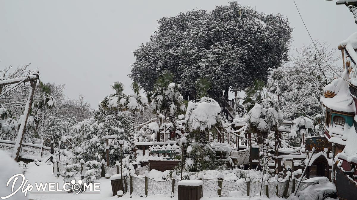 , Disneyland Paris Under a Magical Blanket of Snow