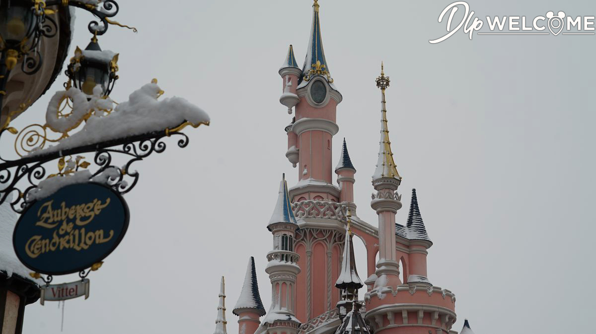 , Disneyland Paris Under a Magical Blanket of Snow