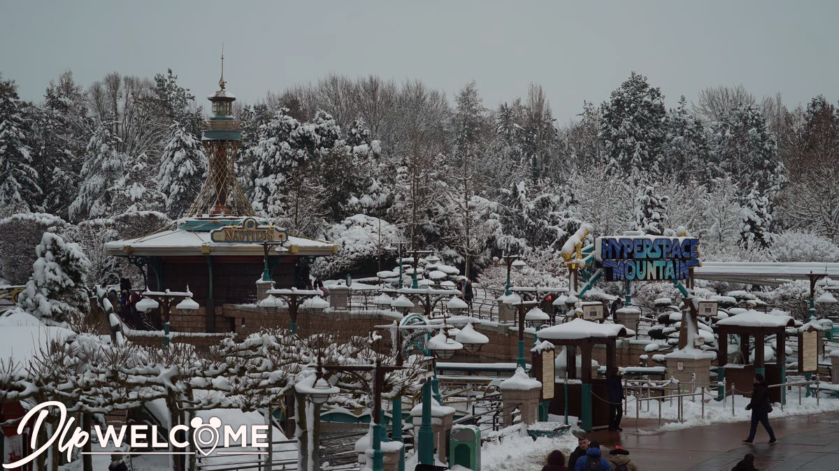 , Disneyland Paris Under a Magical Blanket of Snow