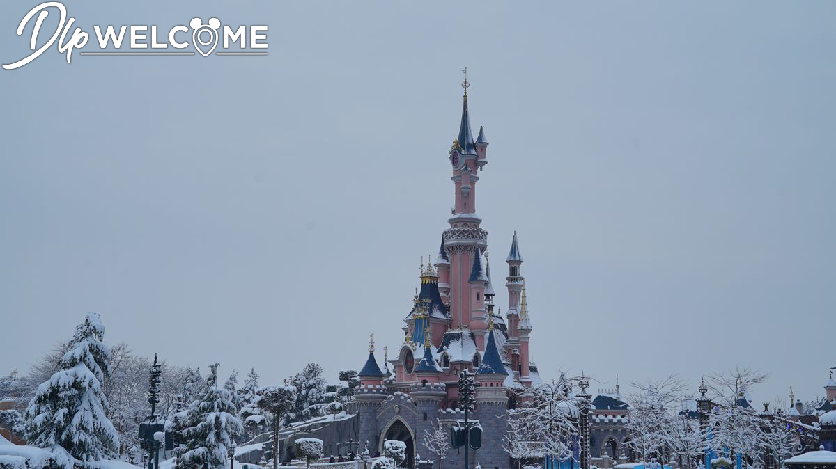 , Disneyland Paris Under a Magical Blanket of Snow