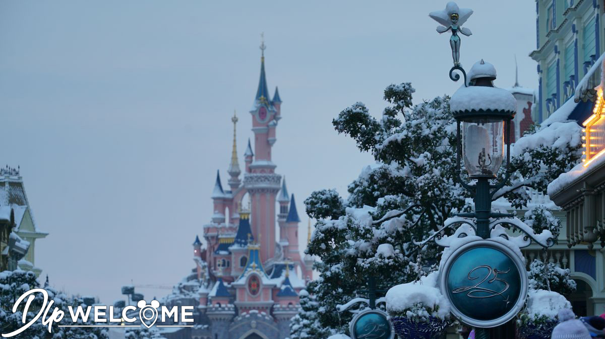 , Disneyland Paris Under a Magical Blanket of Snow