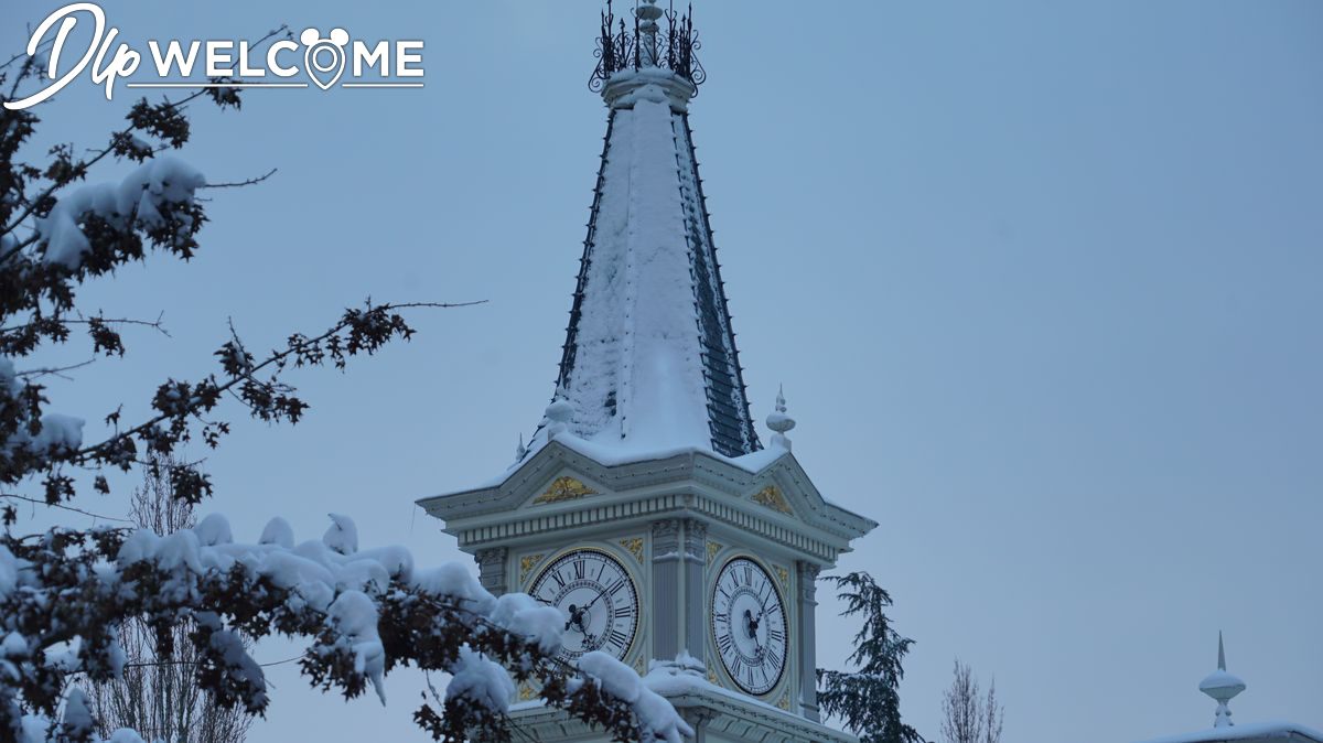 , Disneyland Paris Under a Magical Blanket of Snow