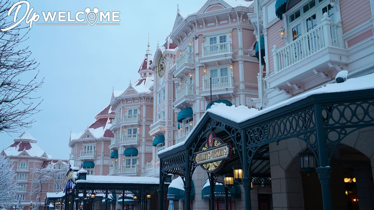 , Disneyland Paris Under a Magical Blanket of Snow