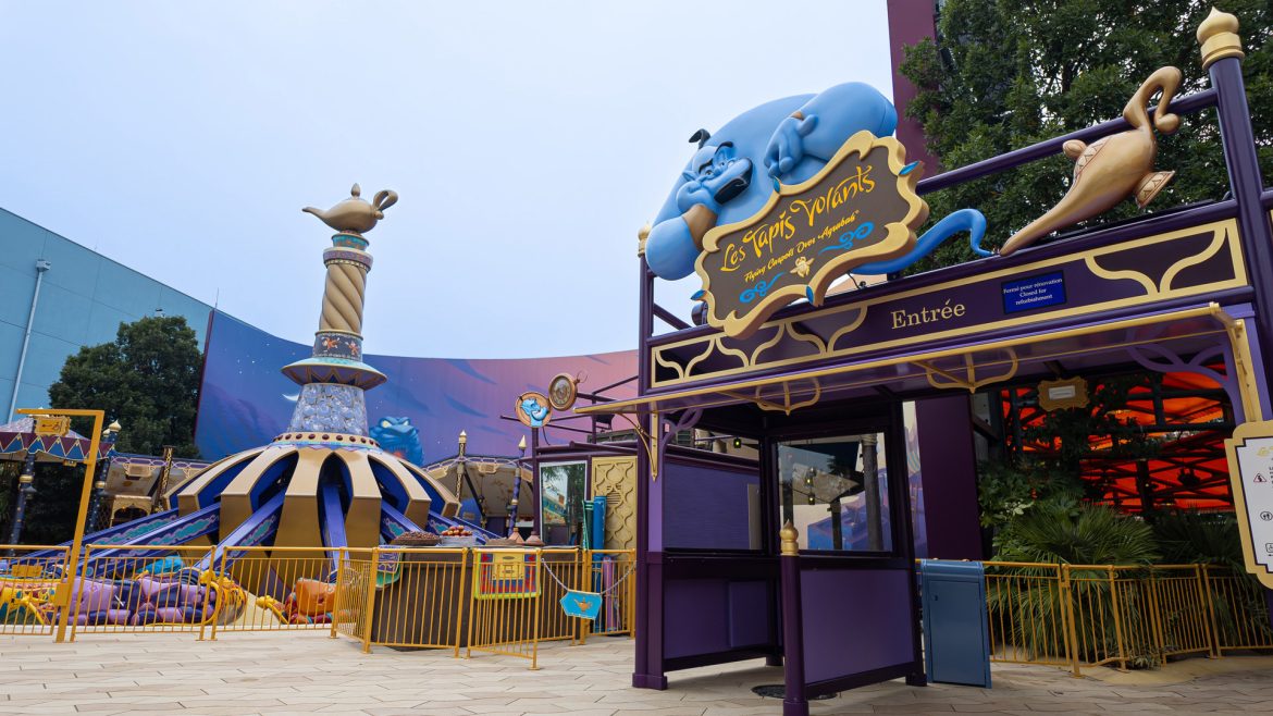 Refurbishment of the attraction Les Tapis Volants – Flying Carpets over Agrabah