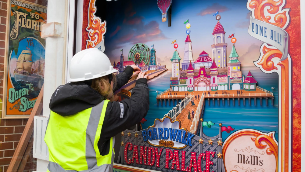 A sneak peek of the new gourmet experience at Boardwalk Candy Palace before it reopens on April 11, 2025