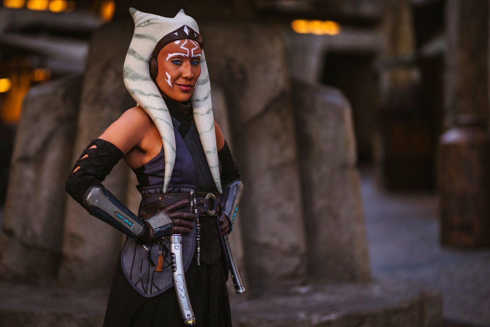 Ahsoka Tano at Star Wars Galaxy's Edge at Disneyland