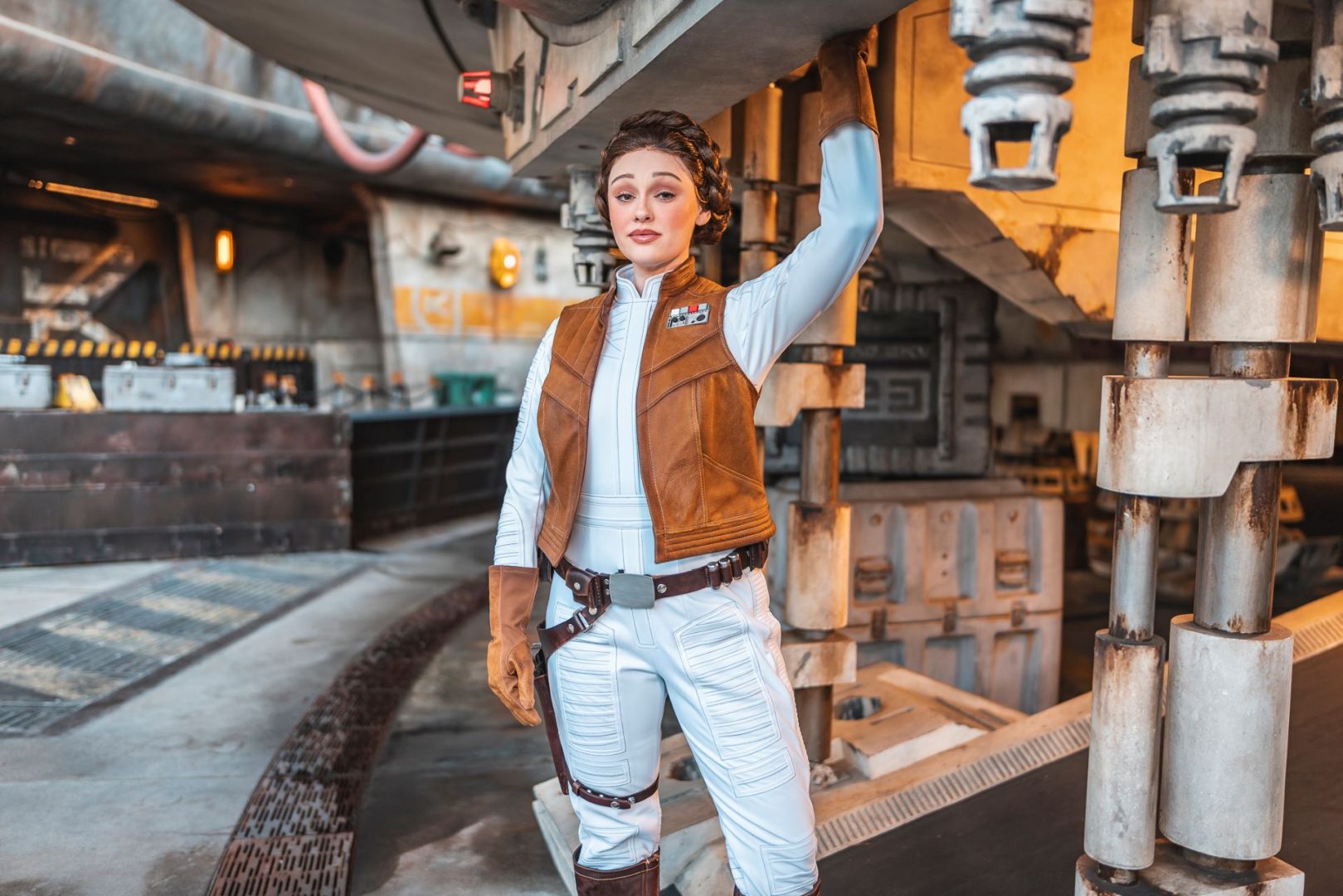 Leia Organa at Star Wars Galaxy's Edge at Disneyland