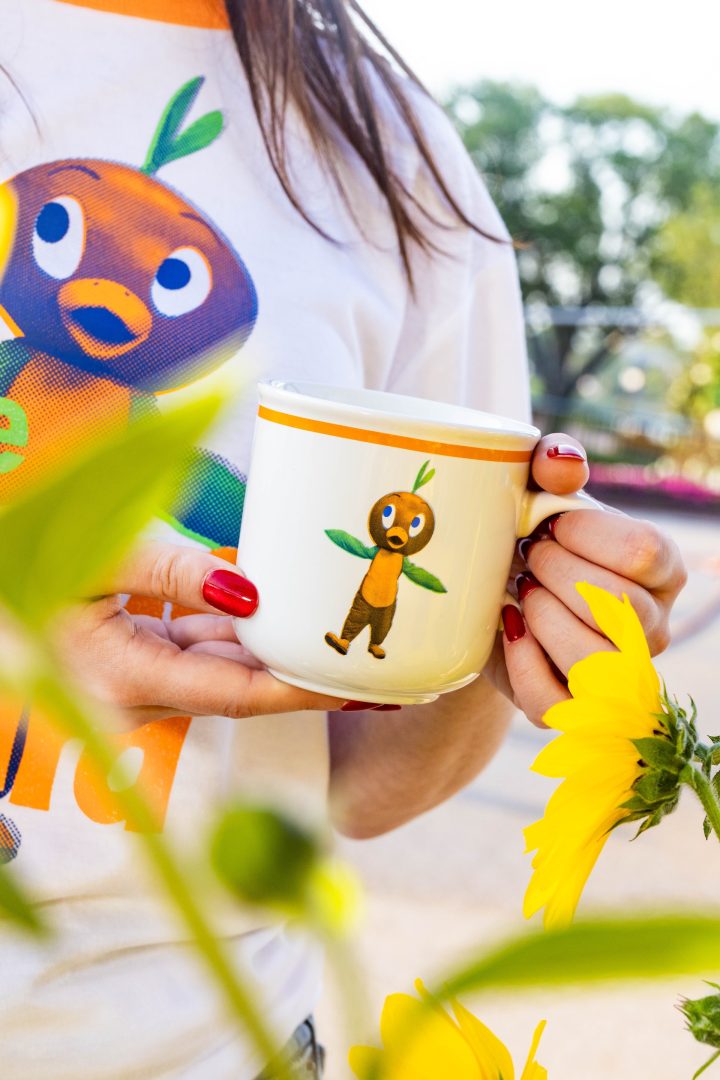Flower & Garden Festival Vintage Orange Bird Collection Mug
