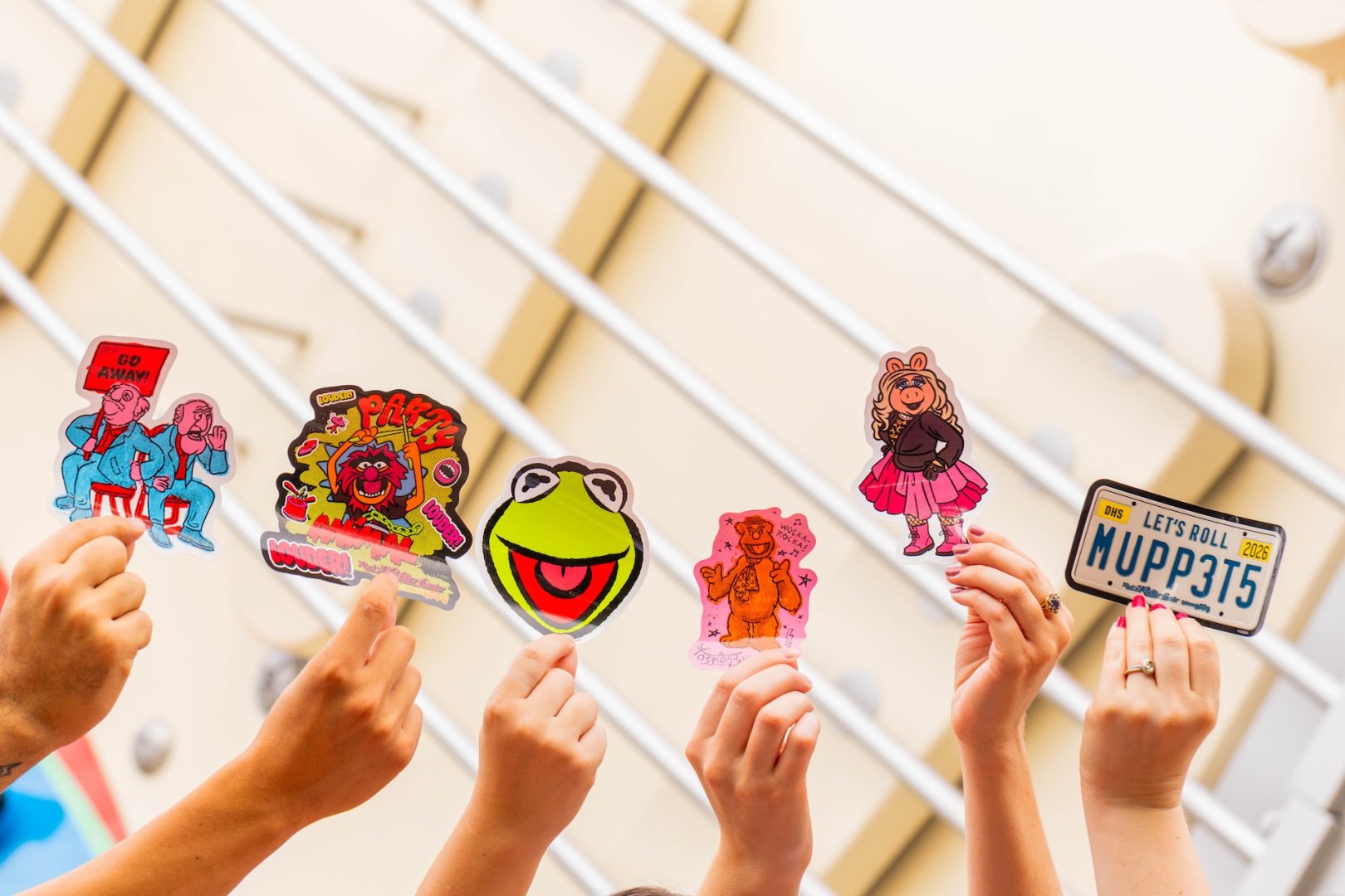 Rock ‘n’ Roller Coaster Starring The Muppets Merchandise Sticker Pack