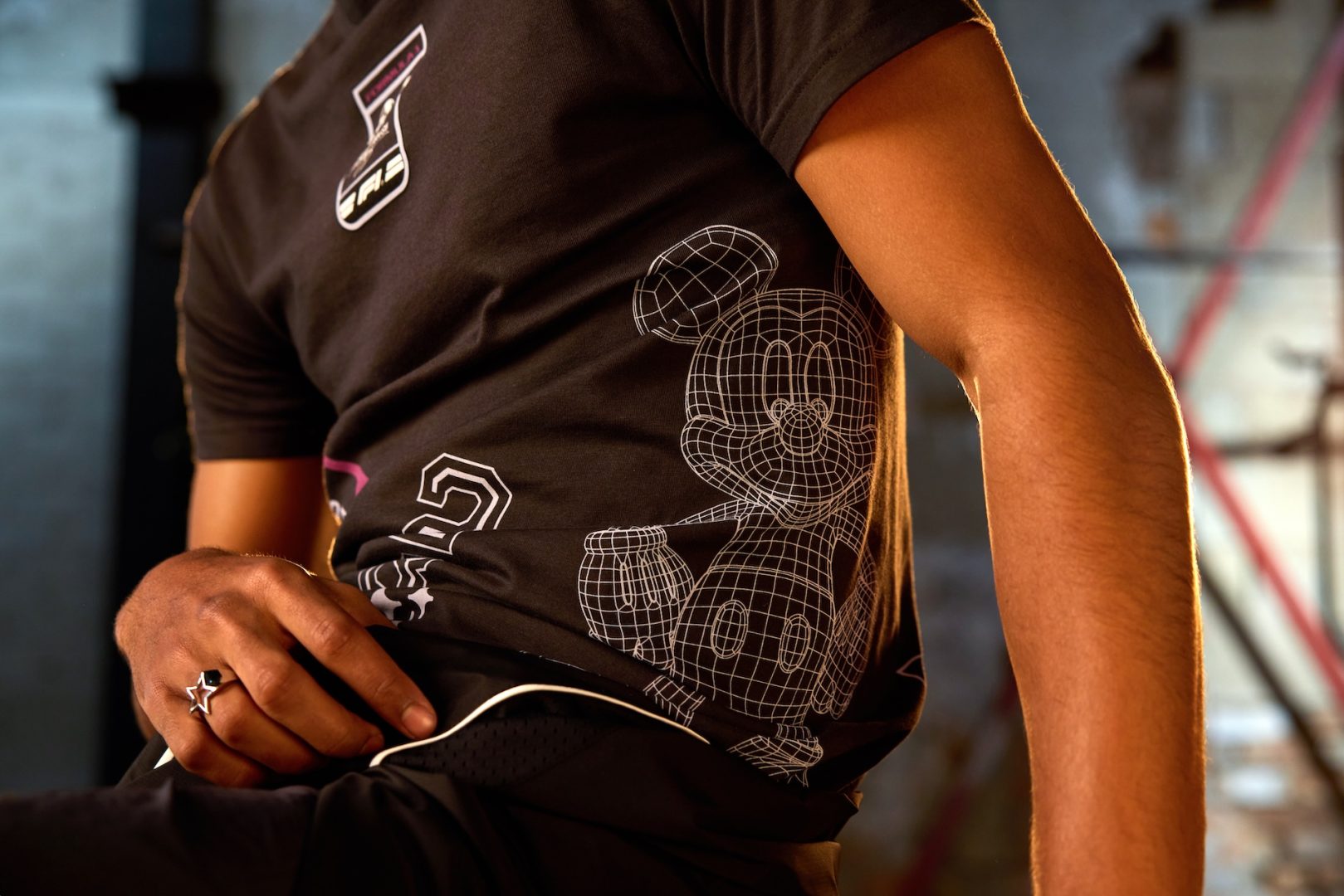 Disney x Formula 1 Velocity Mickey Mouse Crest T-Shirt for Men – Available only on Disney Store 