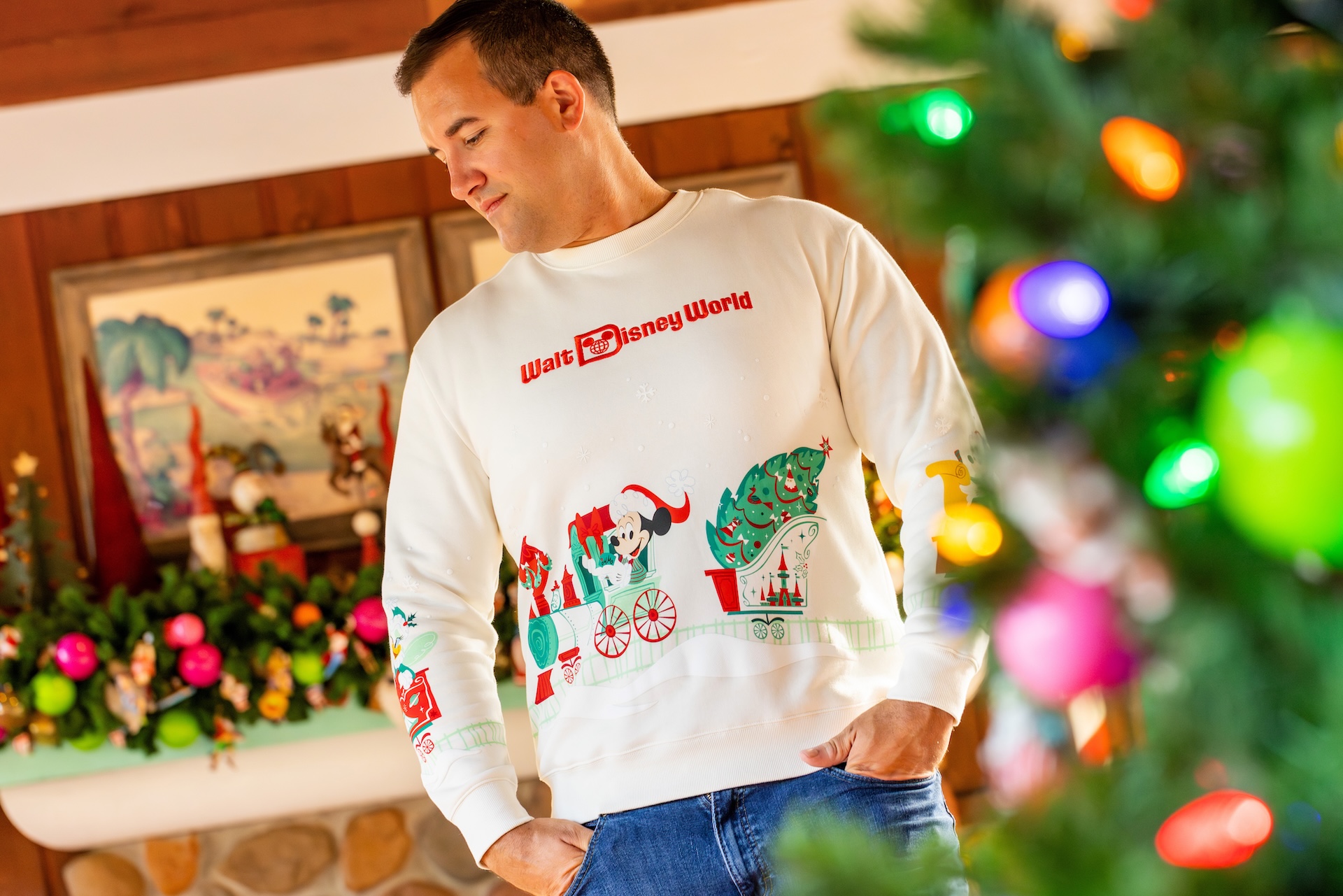 Disney Store Holiday Merchandise Preview Sweatshirt