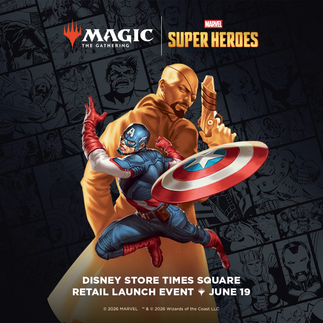 Magic The Gather_Captin America_Disney Store Times Square_Retail Launch Event