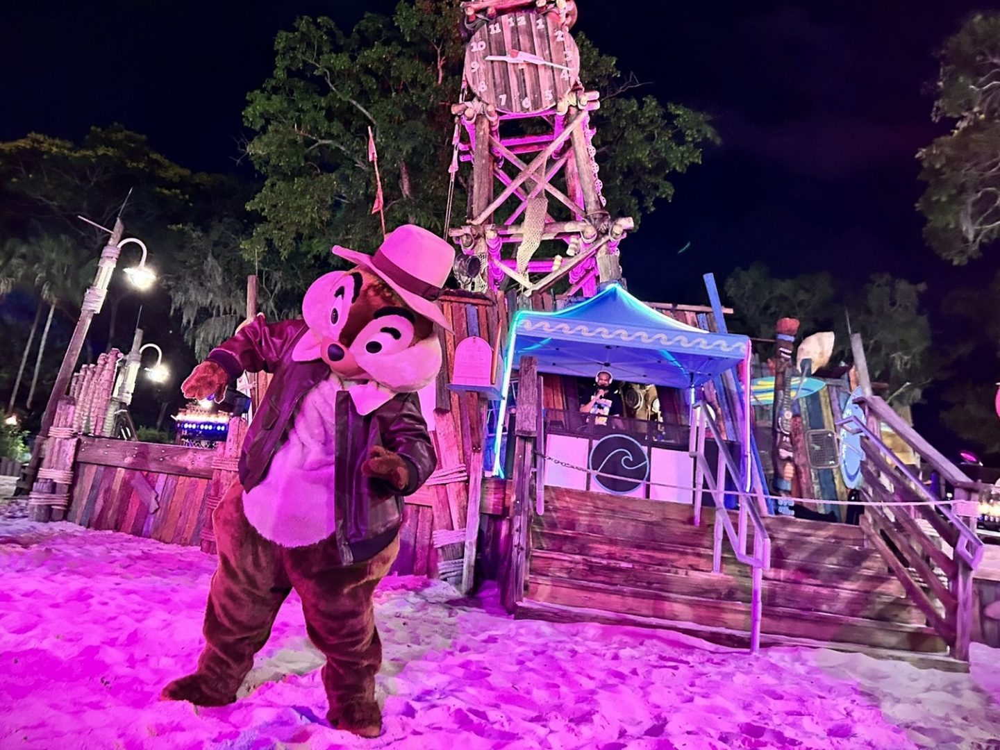Chip at H2O Glow Dance Party