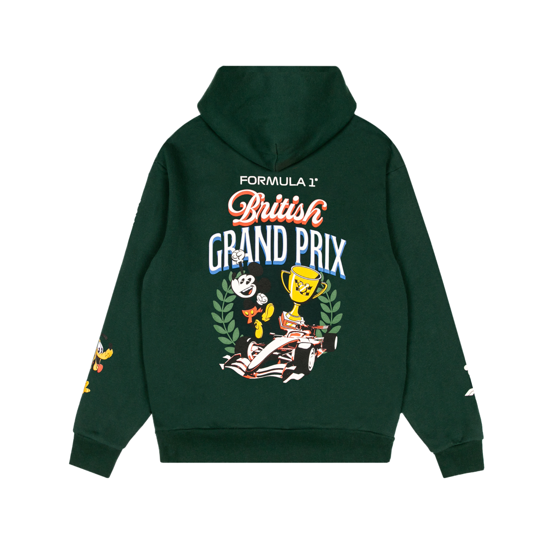 Disney x Formula 1 British 2026 Hoodie - Racing Green - Back