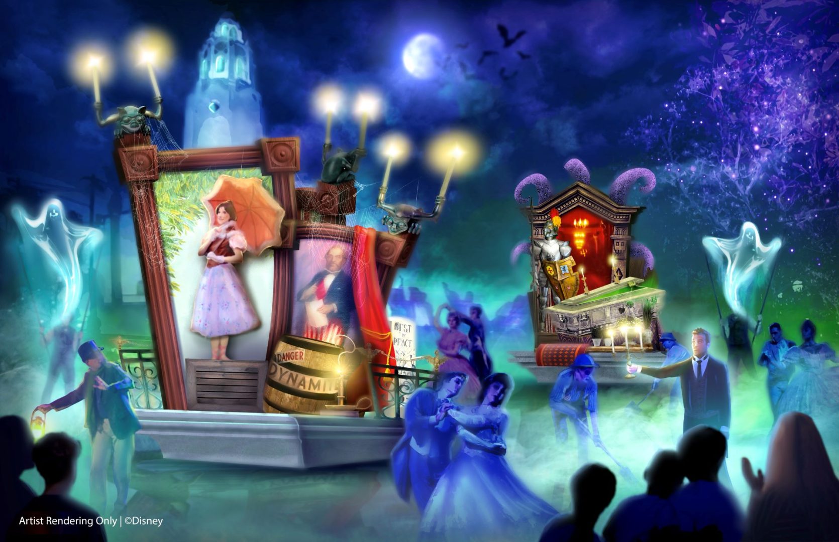 Haunted Mansion Portrait Float