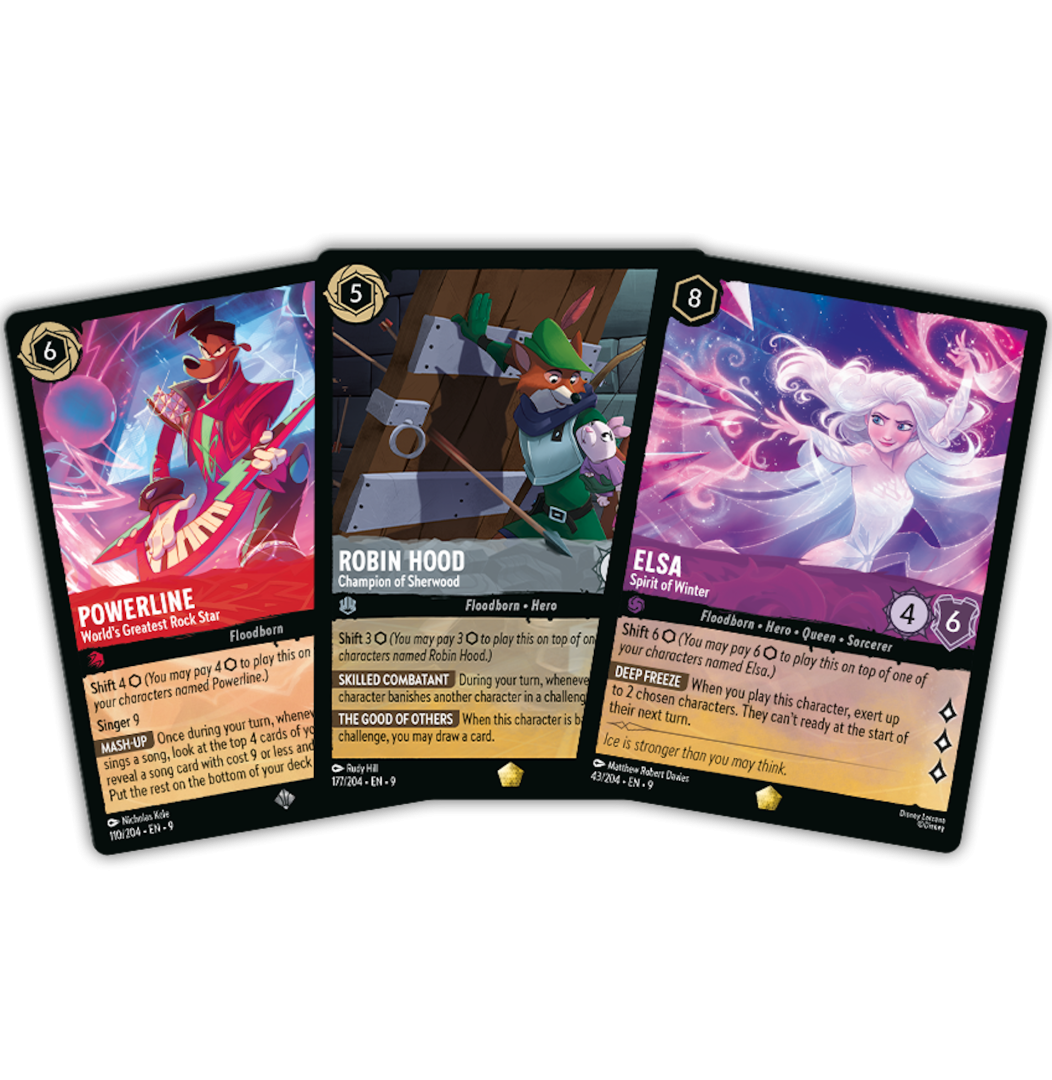 Lorcana Collection Starter Set Cards