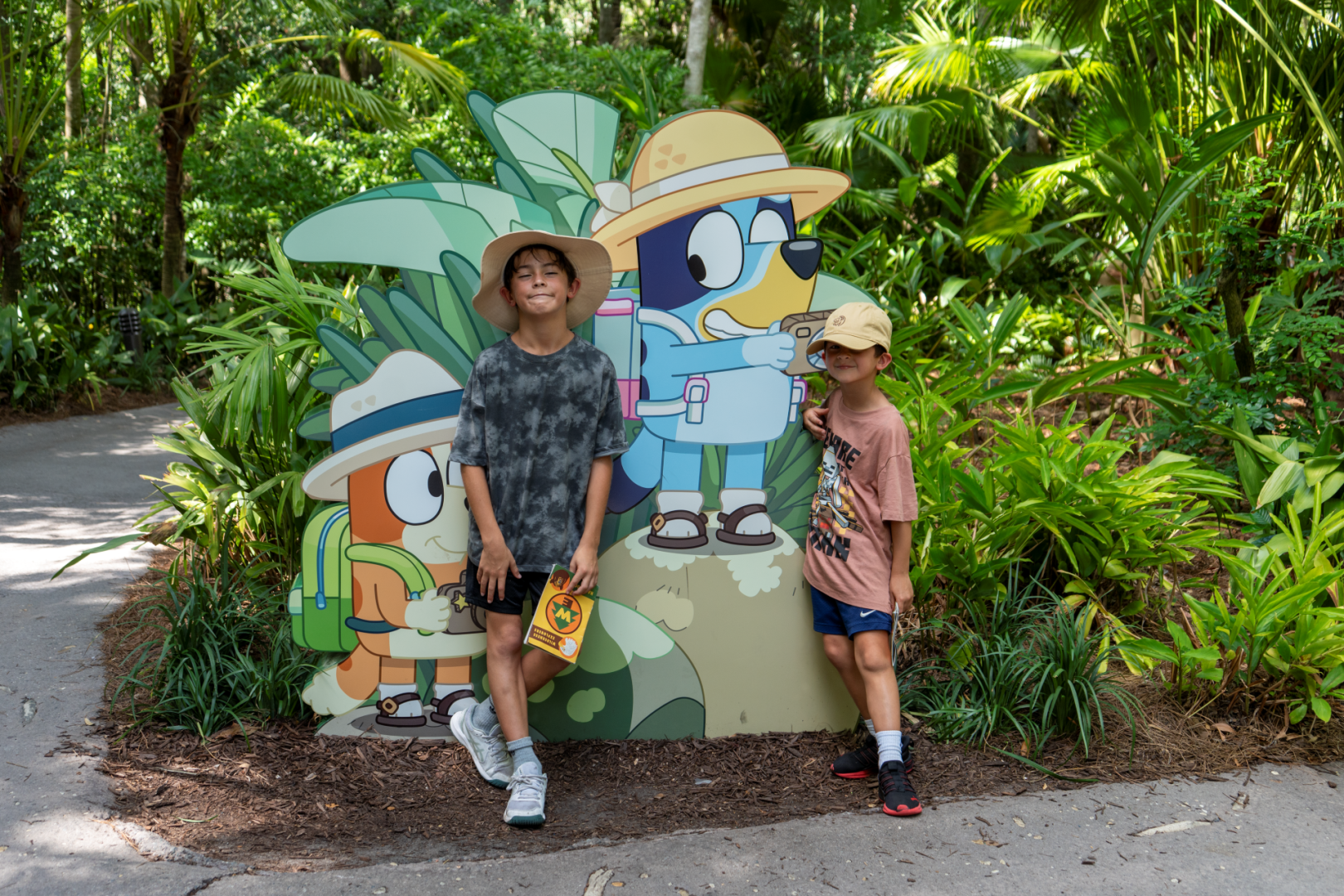 Bluey and Bingo Disney's Animal Kingdom