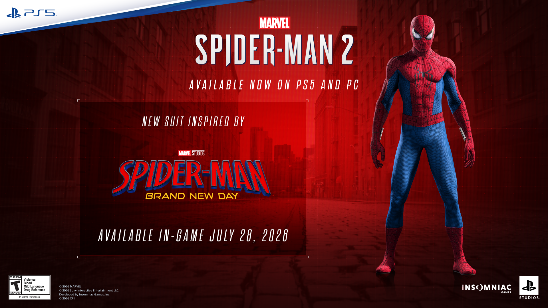 New Suit Spider-Man 2 PS5