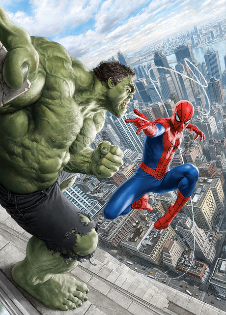 Spider-Man and Hulk