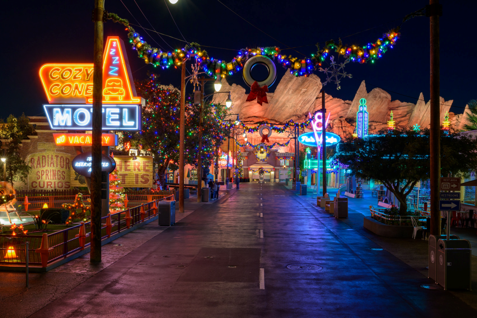 Cars Land Christmas