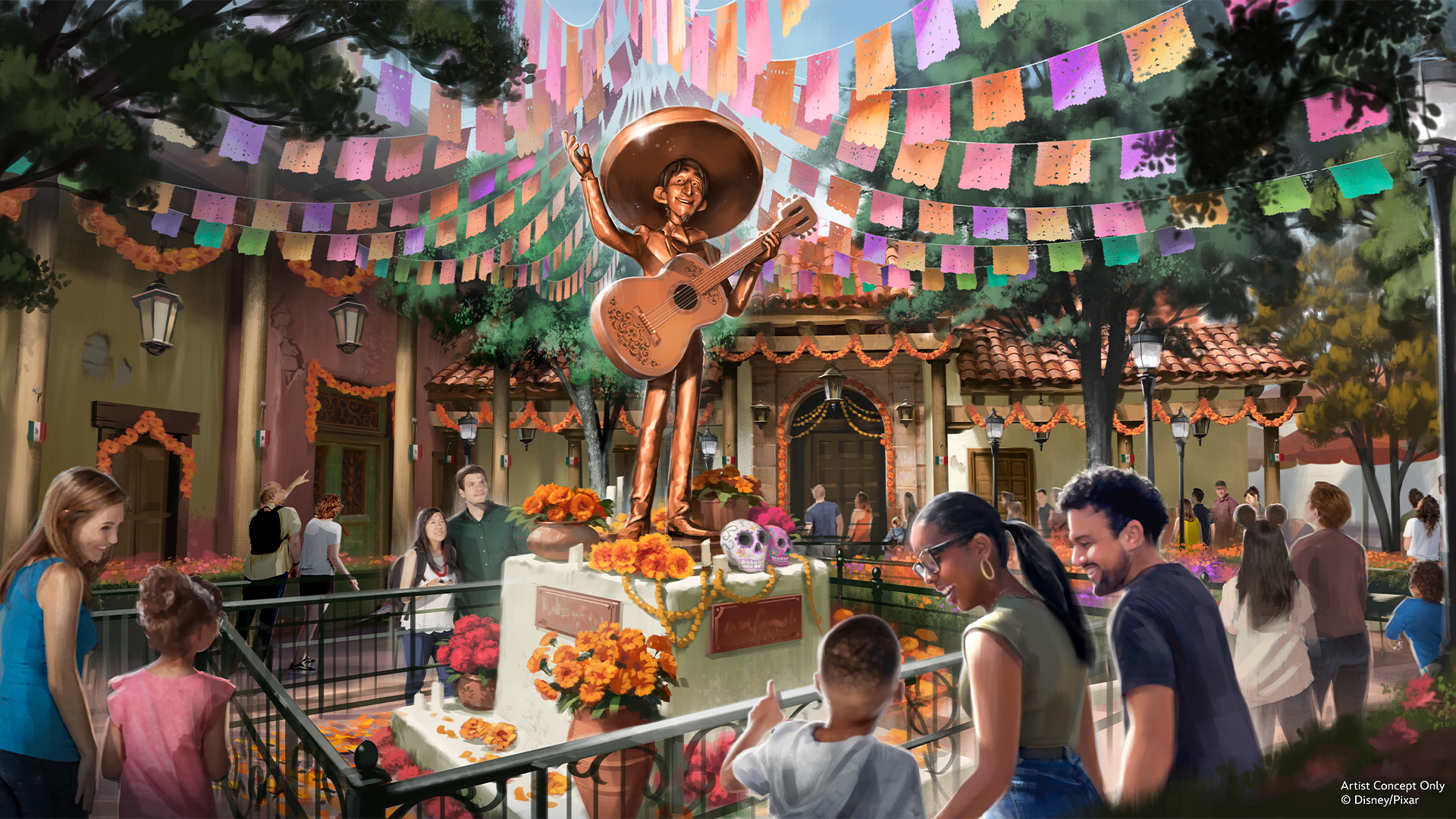 Disneyland Resort Coco Queue