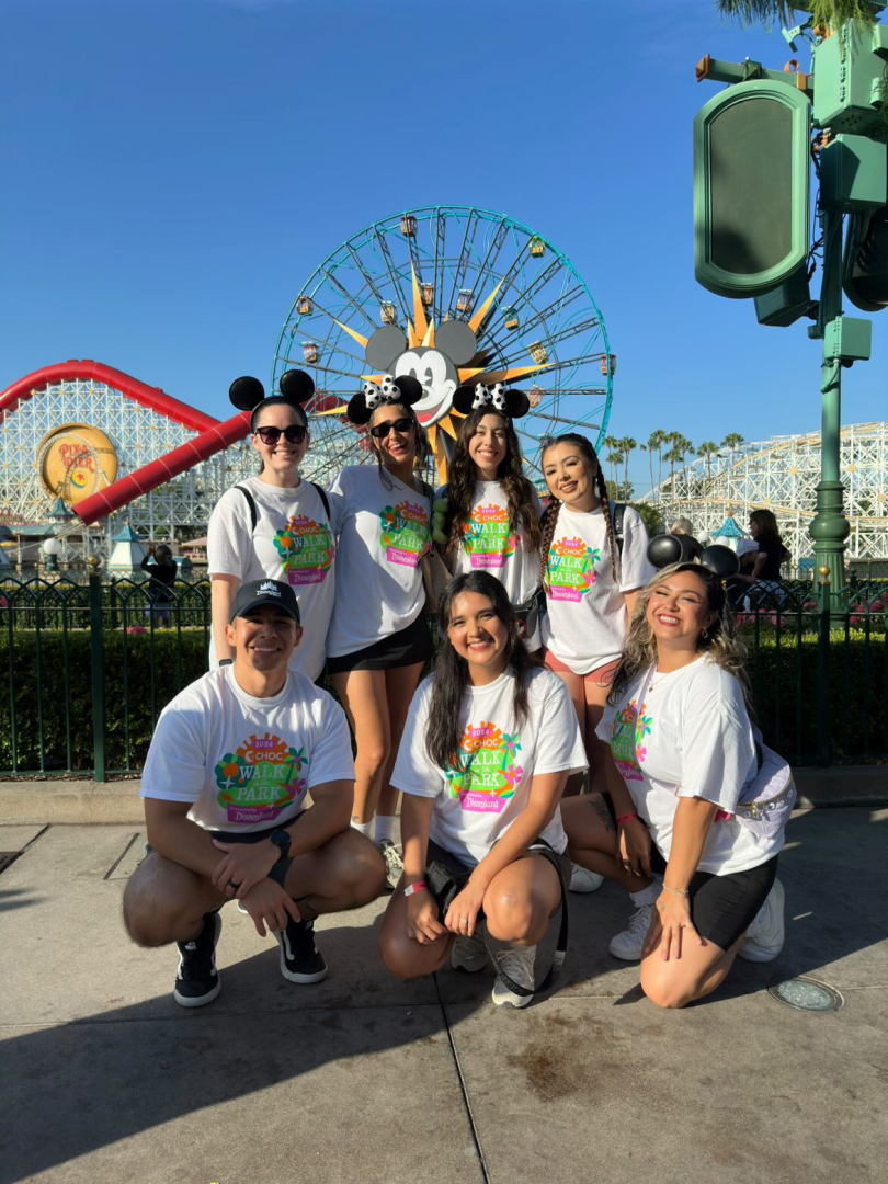Enjoying CHOC Walk at Disneyland
