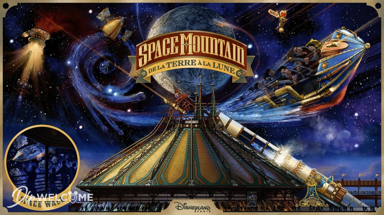 Space Mountain: From the Earth to the Moon Returns to Disneyland Paris!