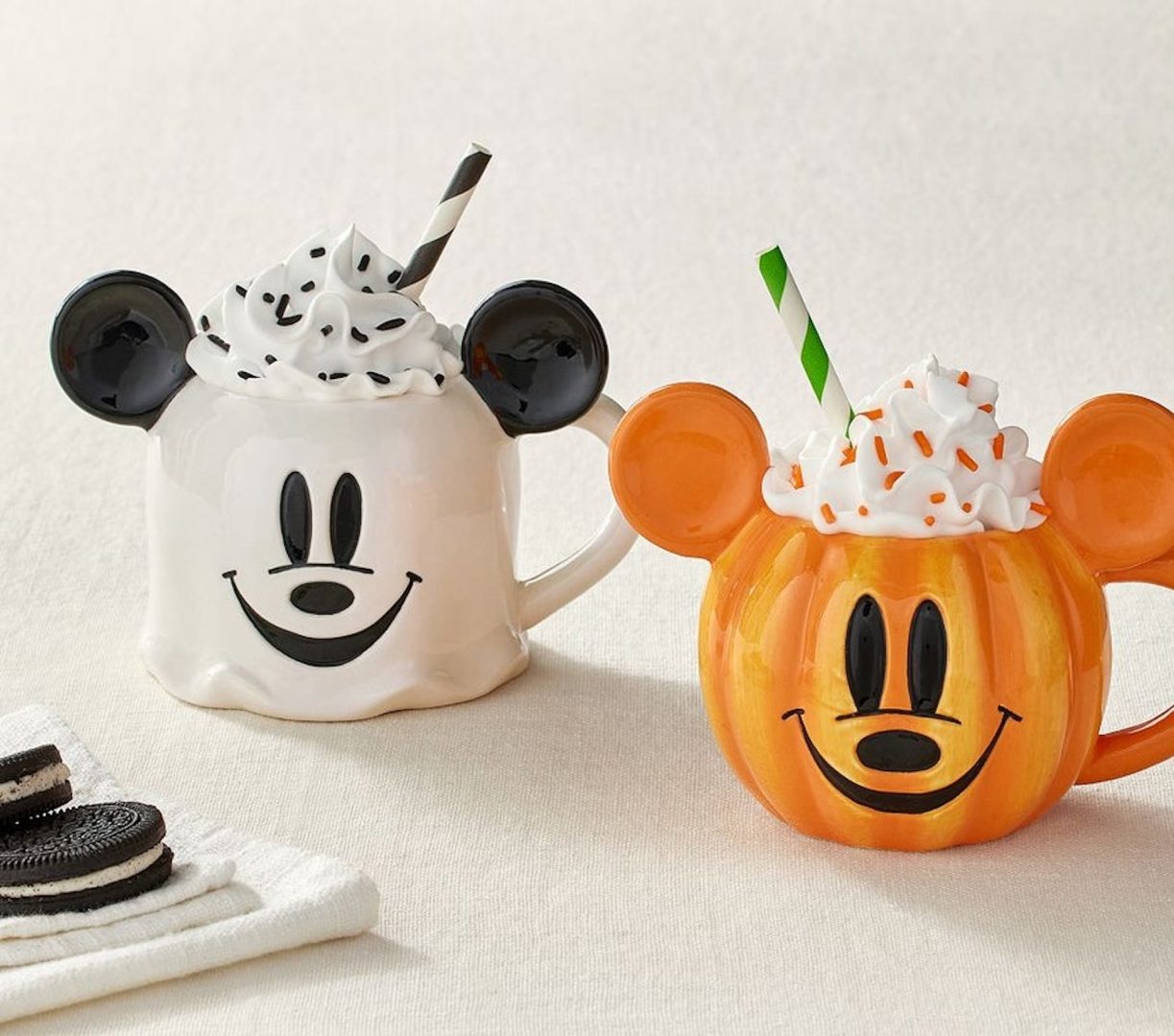 Pottery Barn Kids | Disney Mickey Mouse Halloween Kids Mugs, Set of 2