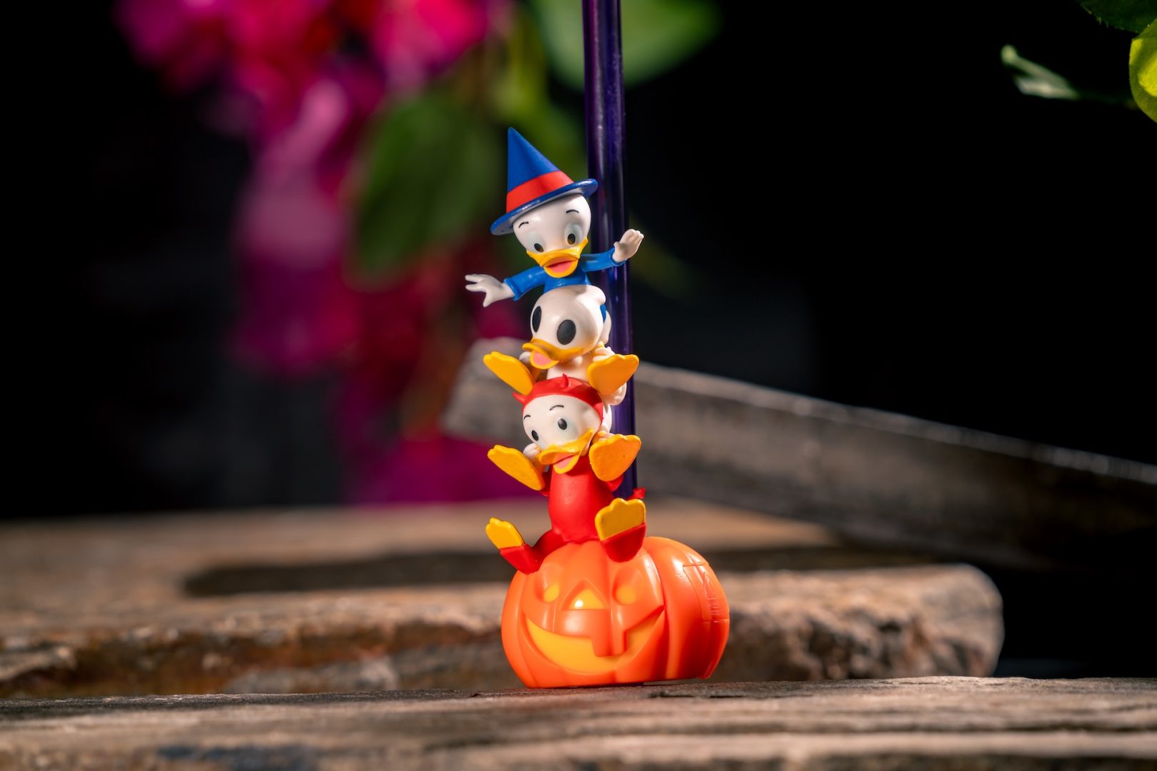 Halloween Huey, Dewey, and Louie Bottle Topper