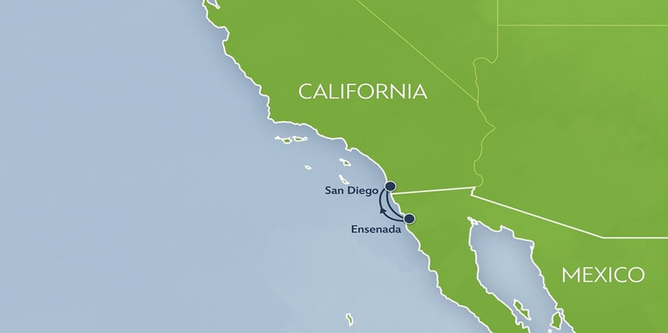 3-night ensenada disney cruise california