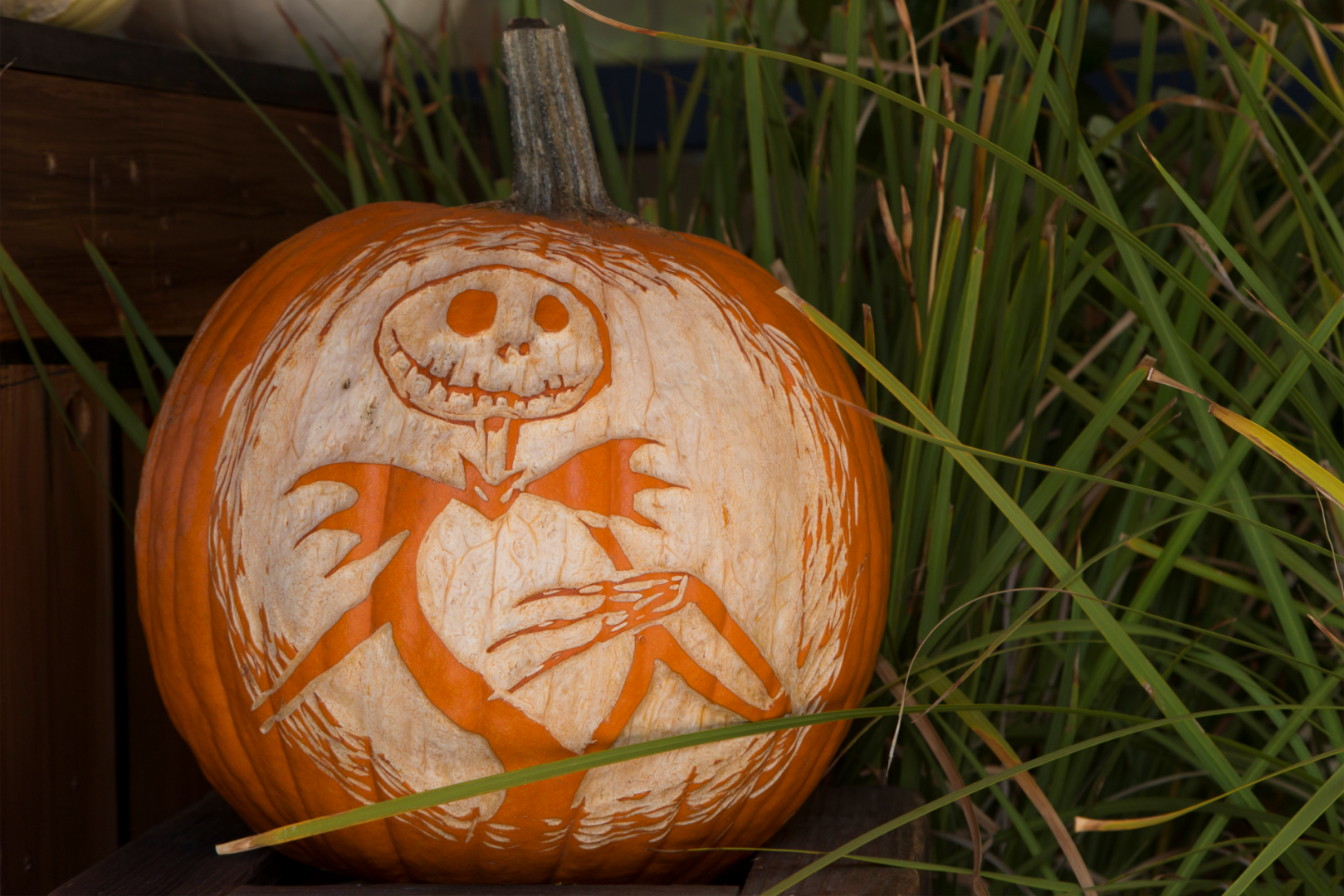 Jack Skellington Pumpkin Stencil