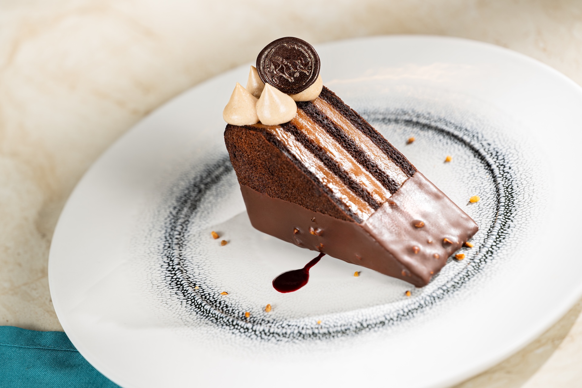 Photo of chocolate cake dessert