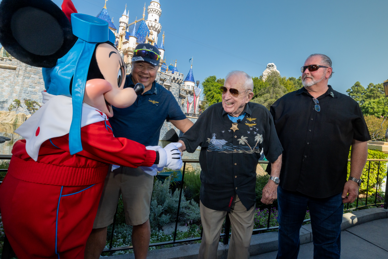 DLR Medal of Honor Recipient at Disneyland